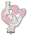 pink San Antonio Spurs heart charm siddiqa