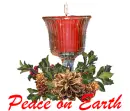 candle peace on earth