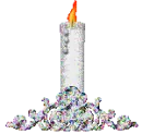candle diamond sparkles