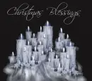 candles white display christmas blessings