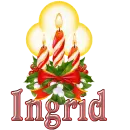 Christmas Candles: Ingrid