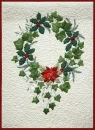 Holly and ivy wreath.