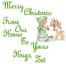 Merry Christmas From Our Home To Yours Hugz, Zet