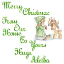 Merry Christmas From Our Home To Yours Hugs, Aletha