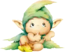 elf sucking his thumb