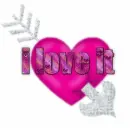 i love it Heart PINK
