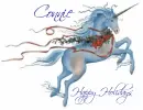 christmas unicorn connie