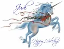 christmas unicorn judi