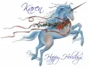 christmas unicorn karen