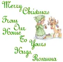 Merry Christmas From Our Home To Yours Hugs, Rosanna