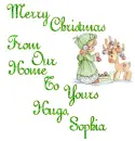 Merry Christmas From Our Home To Yours Hugs, Sophia