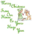 Merry Christmas From Our Home To Yours Hugs, Yam