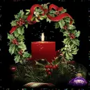 wreath with candle