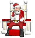santa sitting