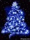 blue christmas tree