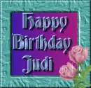 Happy Birthday Judi