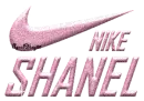 pink nike shanel