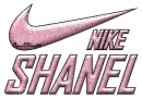 pink nike shanel