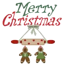 MERRY CHRISTMAS/GINGERBREAD PEOPLE