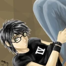 emo anime boy