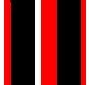 red, black, white