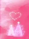 pink christmas love