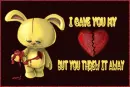 Broken Hearted Bunny