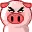 piggie angry
