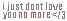 no more