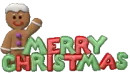 merry christmas gingerbread man