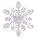 glitter snowflake