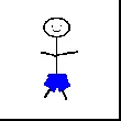 he's mooning me!