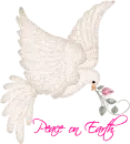 Christmas dove peace on earth