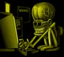addicted to the computer!
