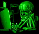 addicted to the computer!