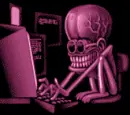 addicted to the computer!