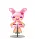 Bunny on chur pogo stick.