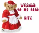 christmas welcome to my page rita