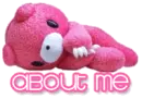 about me pink bear