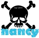 nancy black skull