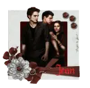 New Moon White and Ruby - Jean