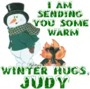 Warm Winter Hugs - Judy