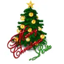 Christmas Tree: Merry Christmas-Rita
