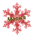 Red Snowflake - Monica