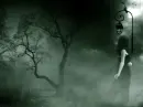 goth girl in fog