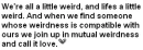 Love Weirdness