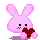 lovey dove bunnii puff