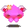 love pink angel puff