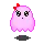pink ghosty puff