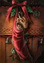 christmas dragon in stocking